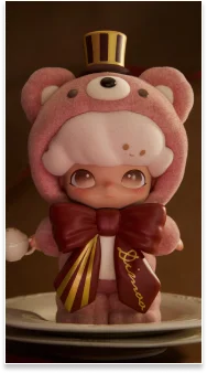 Dimoo Strawberry Latte Bear